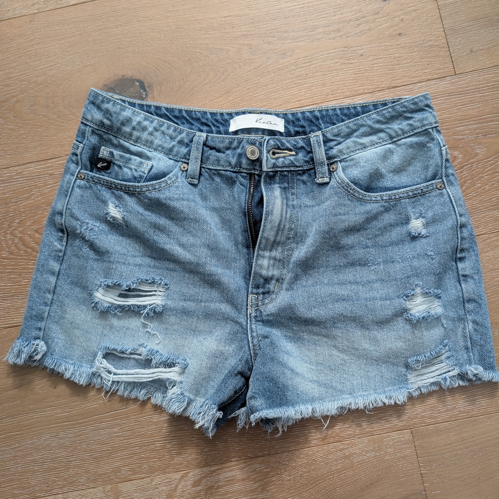 KanCan Distressed Women Shorts